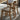 Elegant White Chair with Red Oak Wood and Soft Cotton Upholstery fyg - 660MUTUKISPACE