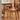 Elegant Cherry Wood Chair with Natural Rattan Accent fyg - 661MUTUKISPACE