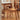 Elegant Cherry Wood Chair with Natural Rattan Accent fyg - 661MUTUKISPACE