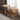 Handcrafted Cherry Wood Stool with Rattan Seat and Linen Cushion fyg - 662MUTUKISPACE
