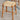 Handcrafted Cherry Wood Stool with Rattan Seat and Linen Cushion fyg - 662MUTUKISPACE