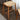 Handcrafted Cherry Wood Stool with Rattan Seat and Linen Cushion fyg - 662MUTUKISPACE
