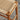 Handcrafted Cherry Wood Stool with Rattan Seat and Linen Cushion fyg - 662MUTUKISPACE