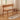 Premium Cherry Wood Natural Finish Stool - Elegant and Durable Seating fyg - 664MUTUKISPACE