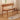 Premium Cherry Wood Natural Finish Stool - Elegant and Durable Seating fyg - 664MUTUKISPACE