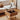 Elegant White Coffee Table with Natural Wood & Sintered Stone Top – Cherry Wood & Stainless Steel Frame fyg - 665MUTUKISPACE