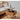 Stylish Light Oak Wood Tea Table with Metal and Nylon Accents - Natural Brown Finish fyg - 666MUTUKISPACE