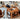 Cherry Wood Multi - Layer Coffee Table - Natural Finish with Metal Accents fyg - 667MUTUKISPACE