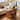 Cherry Wood Multi - Layer Coffee Table - Natural Finish with Metal Accents fyg - 667MUTUKISPACE