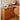 Elegant Cherry Wood Vanity Table with Multi - Layer Board and Glass Top fyg - 670MUTUKISPACE