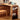 Elegant Cherry Wood Vanity Table with Multi - Layer Board and Glass Top fyg - 670MUTUKISPACE