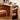Elegant Cherry Wood Vanity Table with Multi - Layer Board and Glass Top fyg - 670MUTUKISPACE