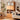 Elegant Cherry Wood Cabinet with Metal Accents and Glass Doors - Natural Finish fyg - 671MUTUKISPACE