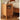 Elegant Bedside Cupboard with Glass Door - Cherry & Tung Wood Finish fyg - 674MUTUKISPACE