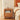 Elegant Cherry Wood Bedside Cupboard with Glass and Rattan Accents fyg - 676MUTUKISPACE