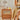 Elegant Cherry Wood Bedside Cupboard with Glass and Rattan Accents fyg - 676MUTUKISPACE