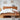 Elegant Natural Wood Bed with Cherry and Beech Wood Accents & Durable Metal Frame fyg - 678MUTUKISPACE