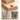 Elegant Natural Wood Bed with Cherry and Beech Wood Accents & Durable Metal Frame fyg - 678MUTUKISPACE
