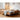 Elegant Natural Wood Bed with Cherry and Beech Wood Accents & Durable Metal Frame fyg - 678MUTUKISPACE