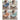 Luxurious Light Blue and Orange Beige Coir and Leathaire Bed Set fyj - 1251MUTUKISPACE