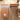 Luxurious Light Blue and Orange Beige Coir and Leathaire Bed Set fyj - 1251MUTUKISPACE