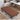 Luxurious Cotton - Linen Blend Bed Set in Dark Brown, Blue, Gray, and Orange fyj - 1257MUTUKISPACE