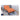 Luxurious Cotton - Linen Blend Bed Set in Dark Brown, Blue, Gray, and Orange fyj - 1257MUTUKISPACE