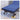 Luxurious Cotton - Linen Blend Bed Set in Dark Brown, Blue, Gray, and Orange fyj - 1257MUTUKISPACE