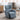Contemporary Techno Fabric Sofa in Vibrant Orange, Blue, Mint Green, Gray, and Light Red with Metal and Particle Board Frame and Silicon Fill fykl - 415MUTUKISPACE