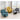 Modern Techno Fabric Sofa - Orange, Gray, Off White, Blue, Metal & Particle Board with Silicon Fill fykl - 419MUTUKISPACE