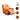 Modern Techno Fabric Sofa - Orange, Gray, Off White, Blue, Metal & Particle Board with Silicon Fill fykl - 419MUTUKISPACE