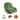 Stylish Light Green and Orange Sofa with Gray Metal Accents and Silicon Fill - Modern Comfort and Design fykl - 428MUTUKISPACE