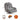 Stylish Light Green and Orange Sofa with Gray Metal Accents and Silicon Fill - Modern Comfort and Design fykl - 428MUTUKISPACE