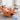 Stylish Techno Fabric Sofa - Vibrant Orange, Blue & Gray with Durable Metal Frame fykl - 441MUTUKISPACE