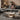 Modern Coffee Table - Sintered Stone Top with Stainless Steel & Solid Wood Base fym - 2580MUTUKISPACE