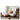 Elegant Off White Sofa with Cherry Wood Accents and Plush Corduroy Finish fyx - 829MUTUKISPACE