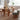 Stylish Light Brown Ash Wood Stool with Comfortable Foam & Polyester Seat fyx - 831MUTUKISPACE