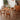 Exquisite Cherry Wood Table with Sleek Stainless Steel Accents fyx - 832MUTUKISPACE