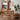 Exquisite Cherry Wood Table with Sleek Stainless Steel Accents fyx - 832MUTUKISPACE