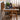 Elegant White Marble & Oak Wood Dining Table with Metal Accents | Cherry Wood Option Available fyx - 838MUTUKISPACE