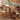 Natural Wood Table with Cherry Finish and Steel Accents - Elegant and Durable Design fyx - 844MUTUKISPACE