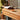 Elegant Natural Wood Table - Cherry Wood Finish Red Oak fyx - 845MUTUKISPACE