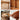 Elegant Natural Wood Table - Cherry Wood Finish Red Oak fyx - 845MUTUKISPACE