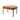 Elegant Natural Wood Table - Cherry Wood Finish Red Oak fyx - 845MUTUKISPACE