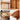 Elegant Natural Wood Table - Cherry Wood Finish Red Oak fyx - 845MUTUKISPACE