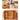 Elegant Natural Wood Table - Cherry Wood Finish Red Oak fyx - 845MUTUKISPACE