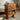 Elegant Natural Cherry Wood & Plywood Cabinet with Glass Doors and Copper Accents fyx - 849MUTUKISPACE