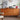 Elegant Brown Cherry Wood Cabinet with Distinctive Copper Accents - Natural Wood Finish fyx - 850MUTUKISPACE