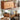 Cherry Wood Cabinet with Natural Finish and Glass Doors fyx - 853MUTUKISPACE