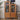 Elegant Oak and Cherry Wood Glass Cabinet with Copper Accents - Versatile Paulownia Storage Solution fyx - 856MUTUKISPACE